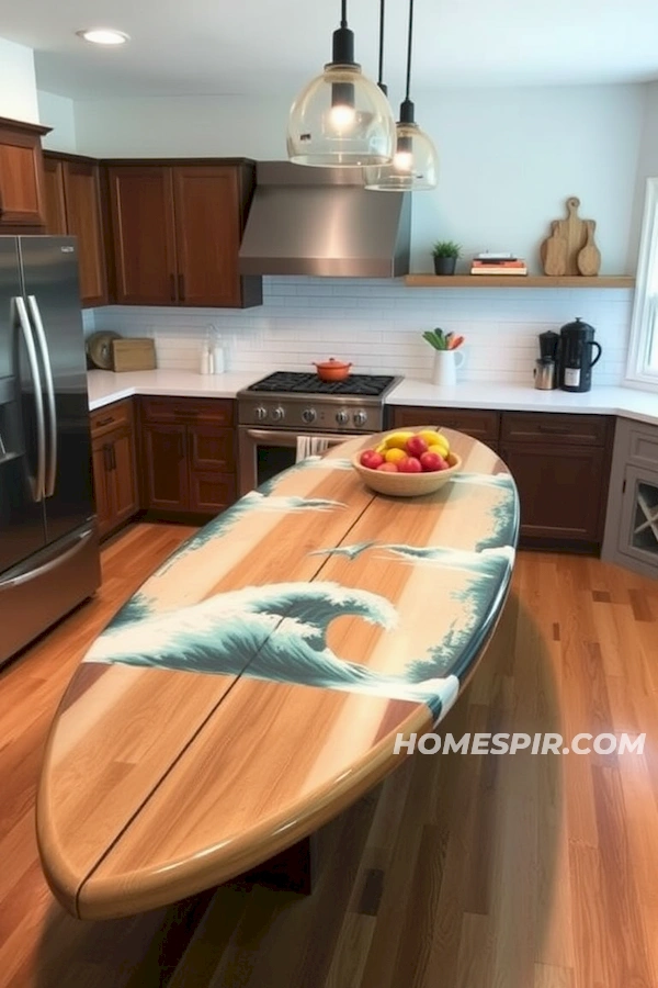 Stylish Monochrome Kitchen with Abstract Art Stylish Monochrome Kitchen with Abstract Art