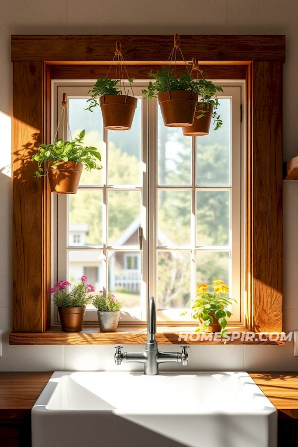 Sunlit Kitchen with Farmhouse Sink Sunlit Kitchen with Farmhouse Sink