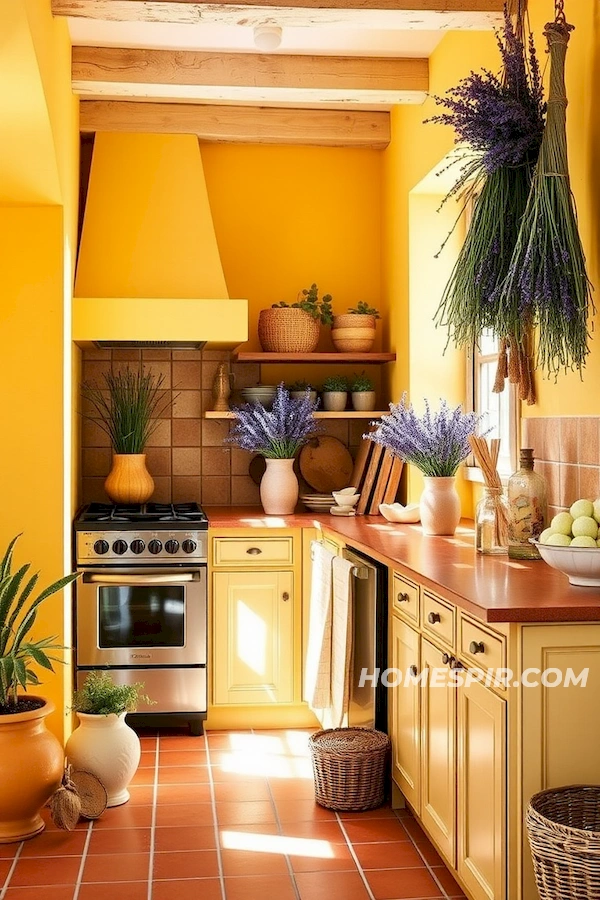 Sunlit Provencal Kitchen with French Flair Sunlit Provencal Kitchen with French Flair