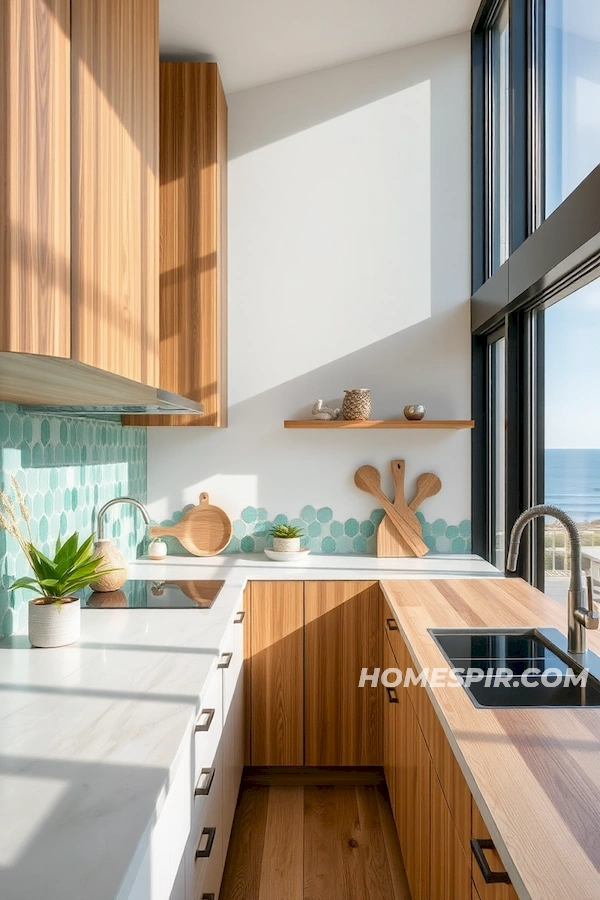 Sustainable Kitchen Designs with Sea Glass Sustainable Kitchen Designs with Sea Glass