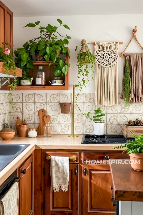 Swirling Tiles and Woven Accents Swirling Tiles and Woven Accents
