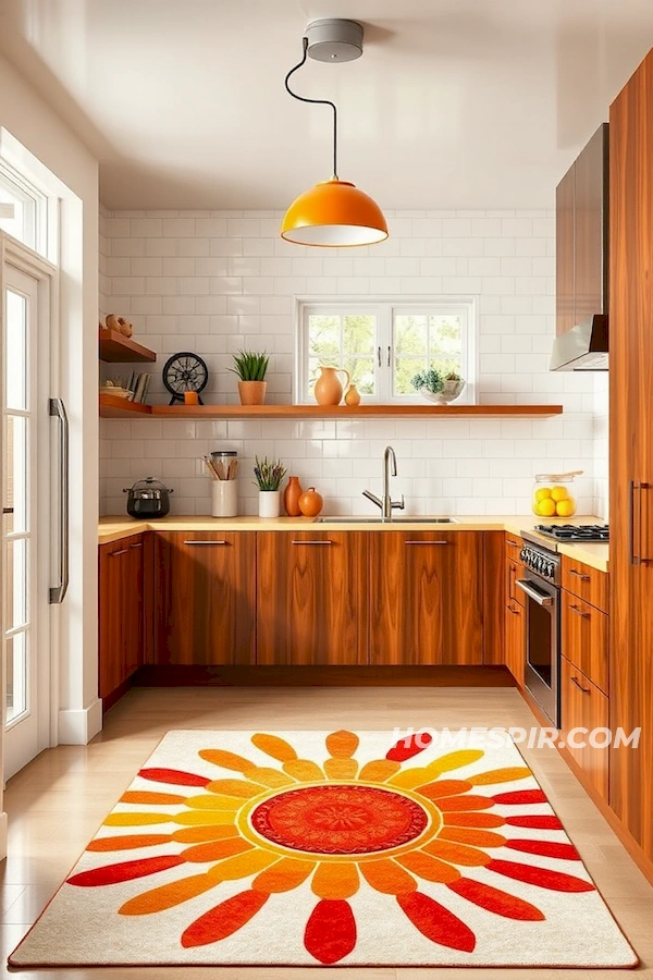 Teak Furniture Shines in Sunlit Kitchen Teak Furniture Shines in Sunlit Kitchen