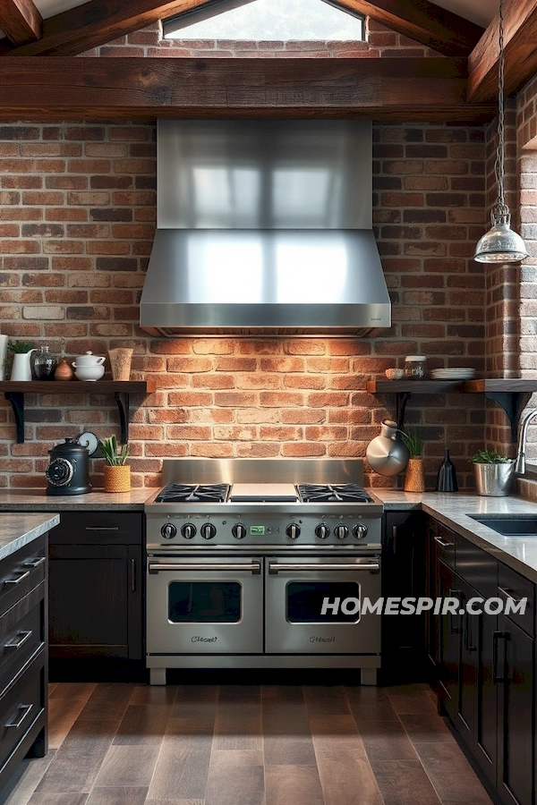 Timeless Kitchen with Metal and Earthy Accents Timeless Kitchen with Metal and Earthy Accents