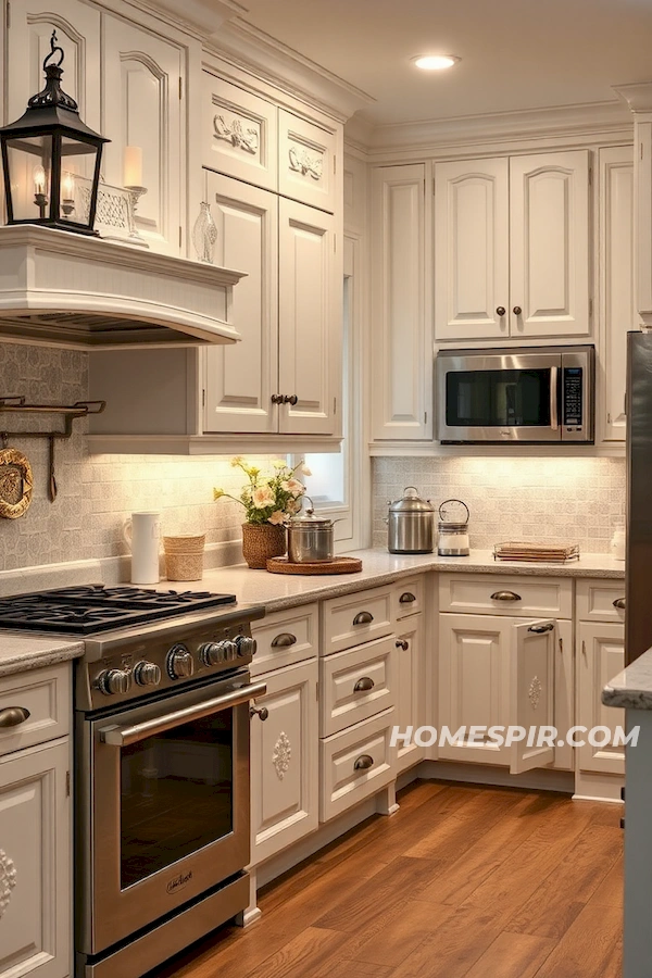 Timeless Stainless Steel and Antique Pairing Timeless Stainless Steel and Antique Pairing