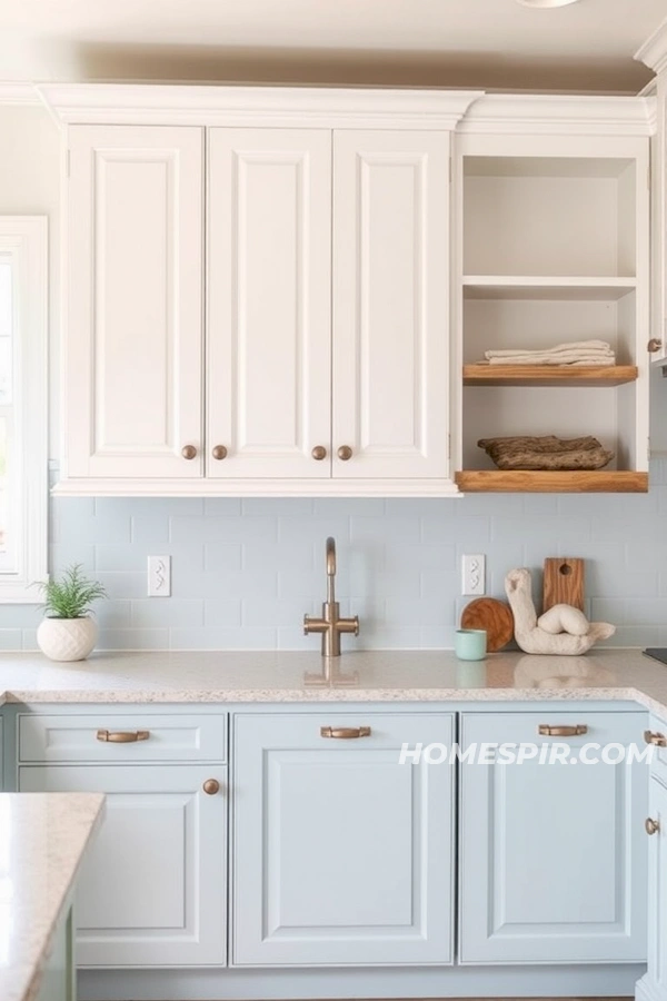 Two Tone Nautical Cabinetry Ideas Two Tone Nautical Cabinetry Ideas