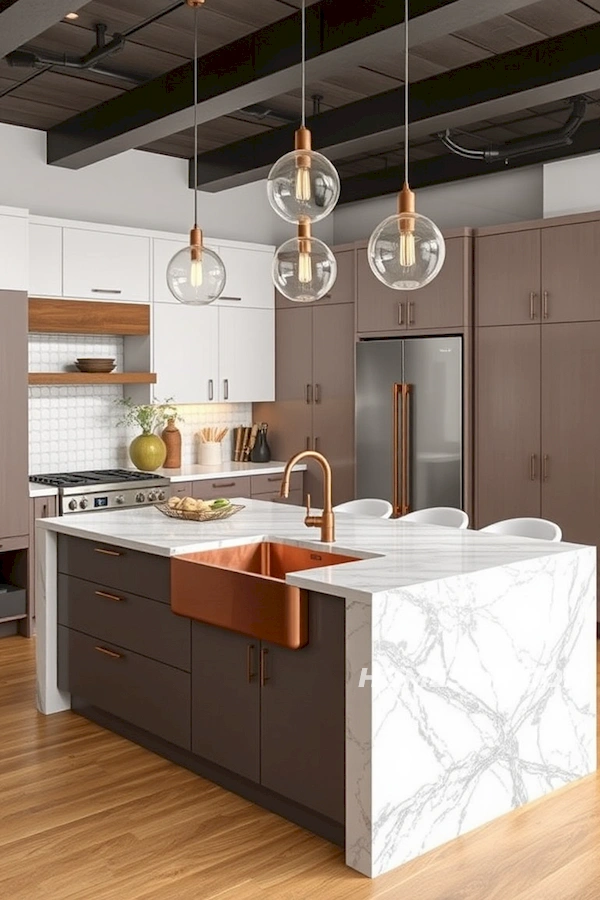 Versatile Island with Modern Design in Kitchen Versatile Island with Modern Design in Kitchen
