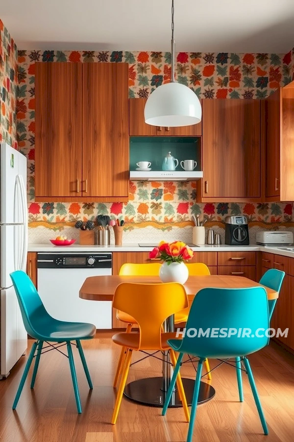 Vibrant Geometric Wallpaper Mid Century Design Vibrant Geometric Wallpaper Mid Century Design
