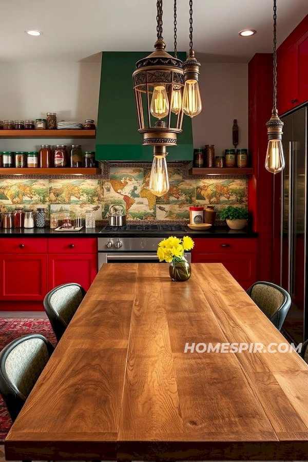 Vibrant Global Style Eclectic Kitchen Vibrant Global Style Eclectic Kitchen