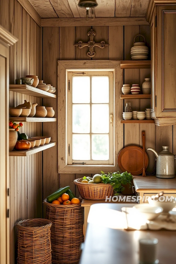 Warm Glow in a Welcoming Kitchen Scene Warm Glow in a Welcoming Kitchen Scene