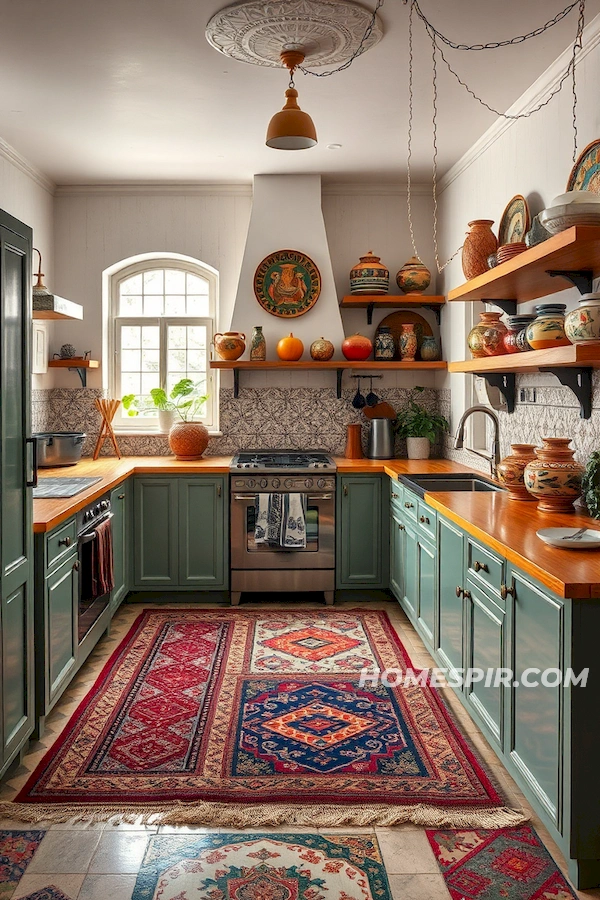 Worldly Bohemia Chic Kitchen Decor Worldly Bohemia Chic Kitchen Decor