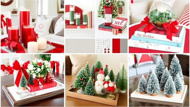 21 Family-Friendly Red and white christmas decor coffee table To Inspire Your Holiday Decor (You Won’t Believe #5!)