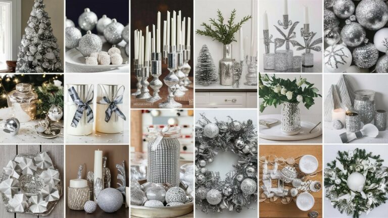 22 Amazing Silver and white christmas decor coffee table That Are Easy to DIY (You Won’t Believe #5!)