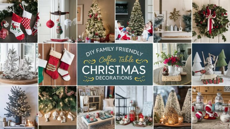 25 Family-Friendly Coffee table christmas decor That Are Easy to DIY (#9 Is Stunning!)