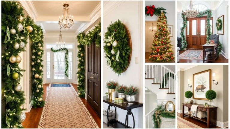 21 Elegant Christmas hallway decorations That’ll Transform Your Space (#9 Is Stunning!)