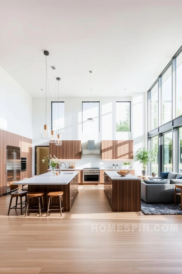 Airy Modern Kitchen Space Airy Modern Kitchen Space