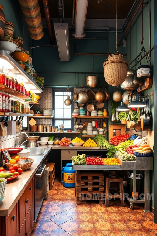 Authentic Street Market Feel in Kitchen Design Authentic Street Market Feel in Kitchen Design