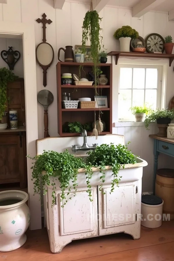 Charming Cottage Kitchen with Salvaged Vintage Elements Charming Cottage Kitchen with Salvaged Vintage Elements