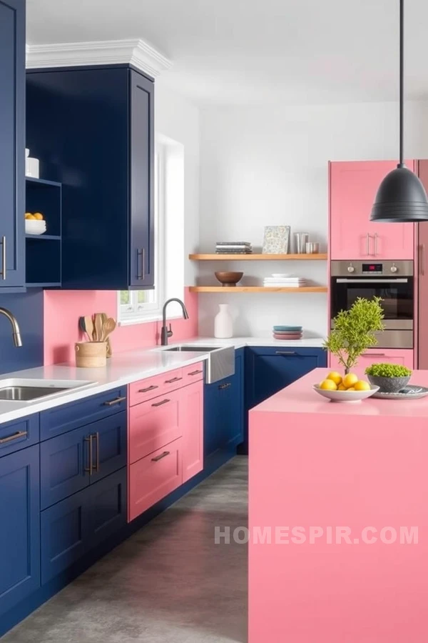 Color Block in Modern Kitchen Spaces Color Block in Modern Kitchen Spaces