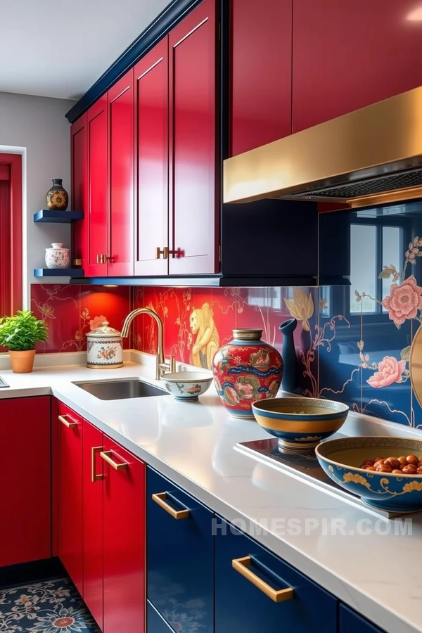 Colorful Porcelain and Asian Motifs in Design Colorful Porcelain and Asian Motifs in Design
