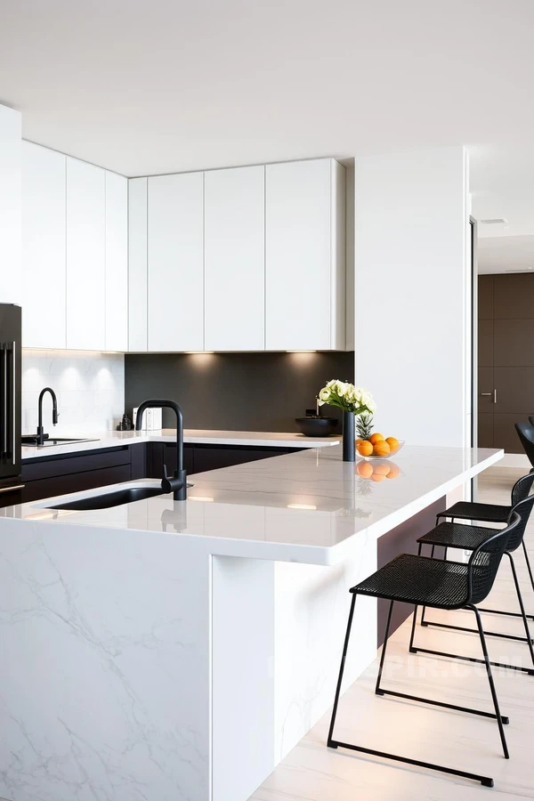 Elegant Marble Countertop Bar Elegant Marble Countertop Bar