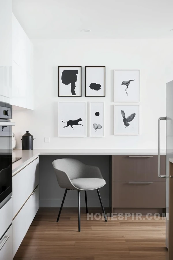 Floating Art Gallery for Contemporary Kitchens Floating Art Gallery for Contemporary Kitchens