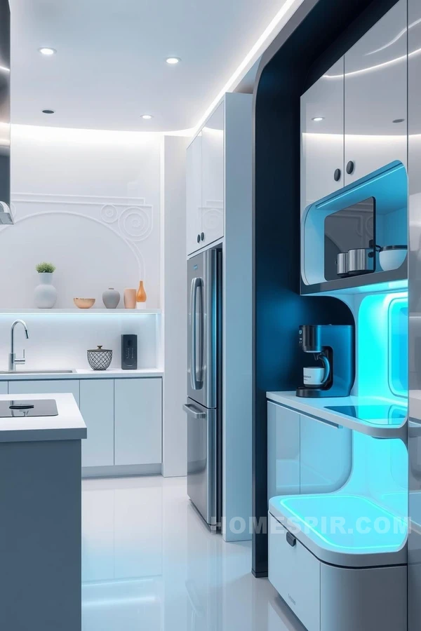 Futuristic Smart Kitchen Design Futuristic Smart Kitchen Design