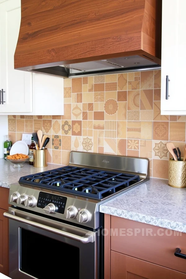 Geometric Tiles for Industrial Kitchen Style Geometric Tiles for Industrial Kitchen Style