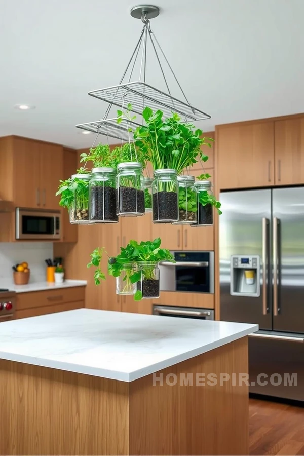 Greenery Enhancements in Contemporary Kitchen Greenery Enhancements in Contemporary Kitchen