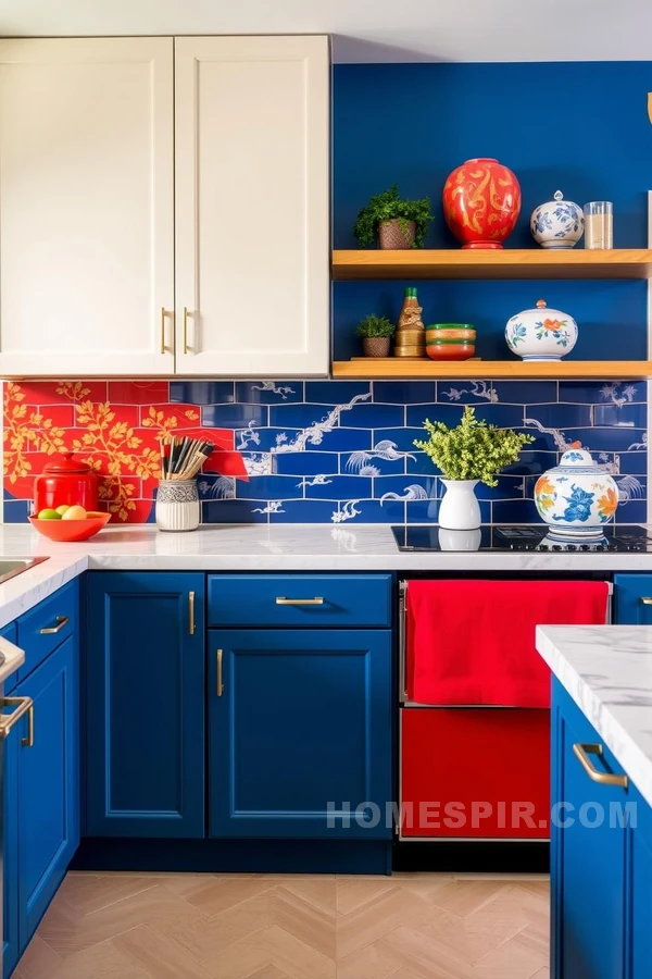 Inviting Atmosphere with Bold Asian Hues Inviting Atmosphere with Bold Asian Hues