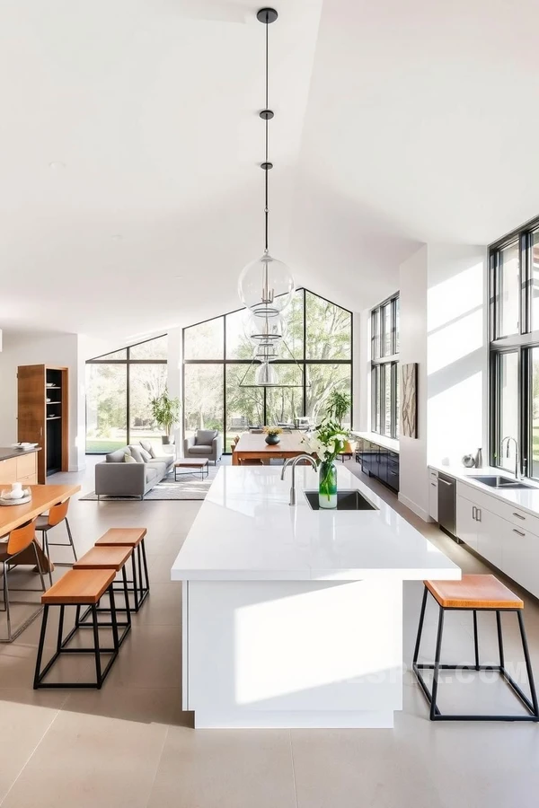 Inviting Contemporary Kitchen Layout Inviting Contemporary Kitchen Layout
