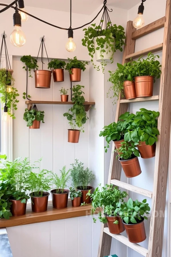 Lush Greenhouse Oasis in Farmhouse Kitchen Lush Greenhouse Oasis in Farmhouse Kitchen
