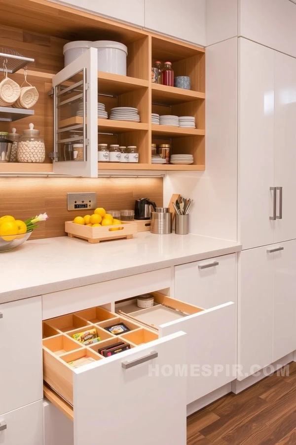 Maximize Space with Contemporary Storage Maximize Space with Contemporary Storage
