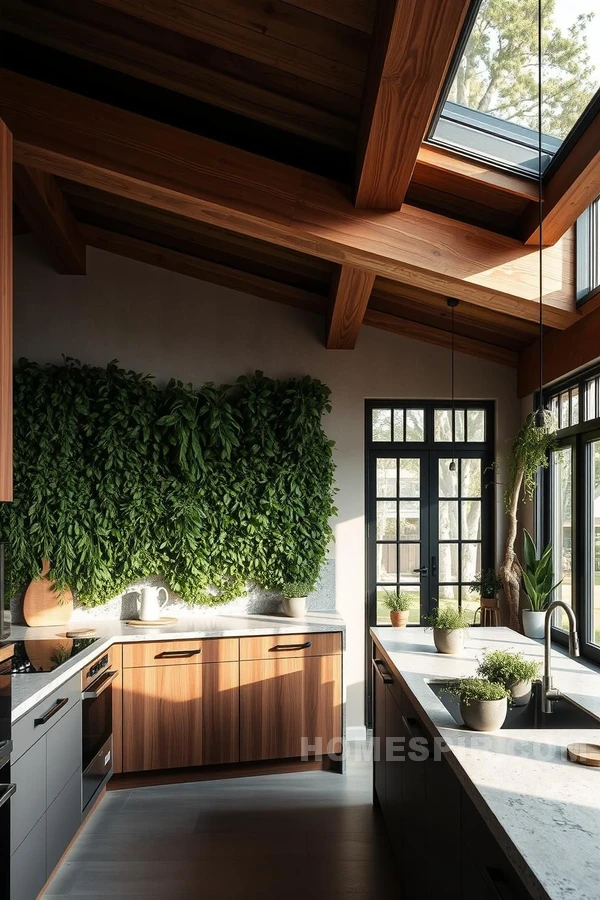 Nature Inspired Contemporary Kitchen Design Nature Inspired Contemporary Kitchen Design