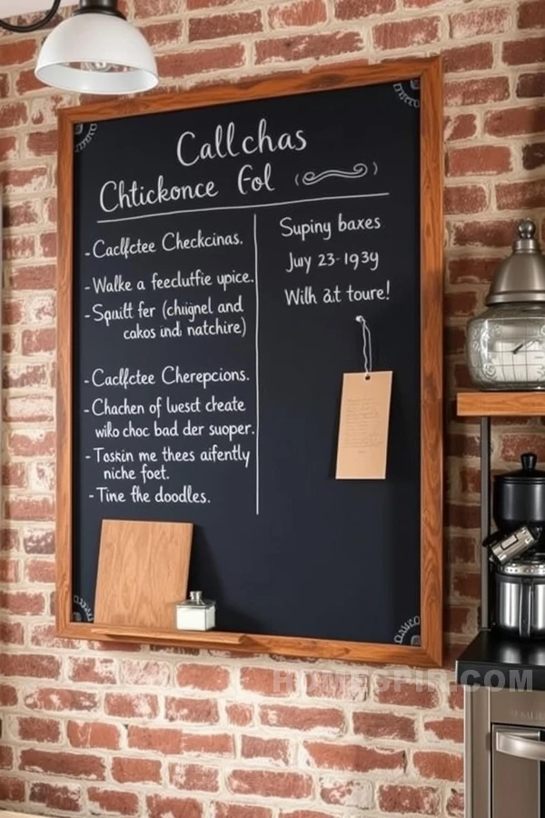 Personalized Chalkboard Wall for Farmhouse Style Personalized Chalkboard Wall for Farmhouse Style