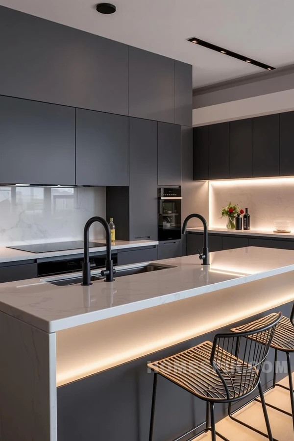 Sleek Modern Kitchen Bar Design Sleek Modern Kitchen Bar Design