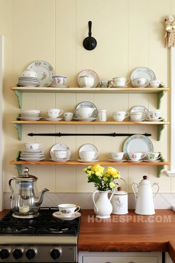 Vintage Inherited Teacups Enhance Cottage Charm Vintage Inherited Teacups Enhance Cottage Charm