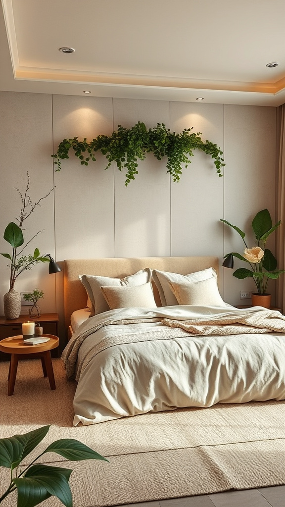 11. Elegant Earth-Toned Slumber Haven