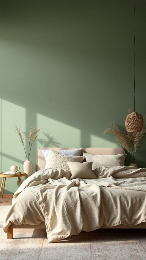13. Soothing Green, Gray, and Beige