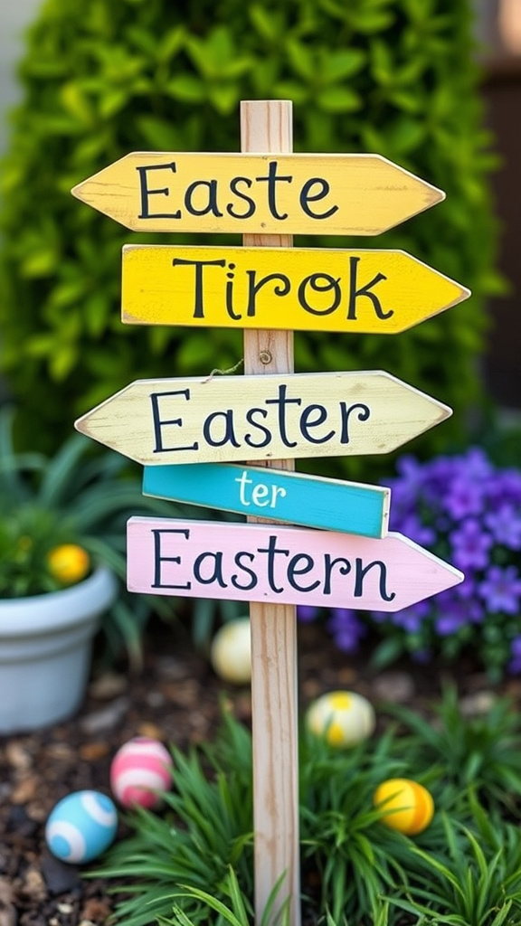 10. Delightful Easter Signposts