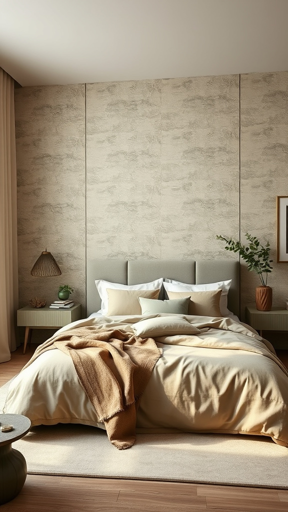 10. Sophisticated Green Beige Designs