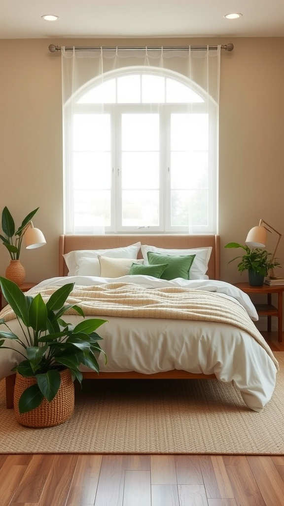 3. Cozy Green Beige Bedrooms