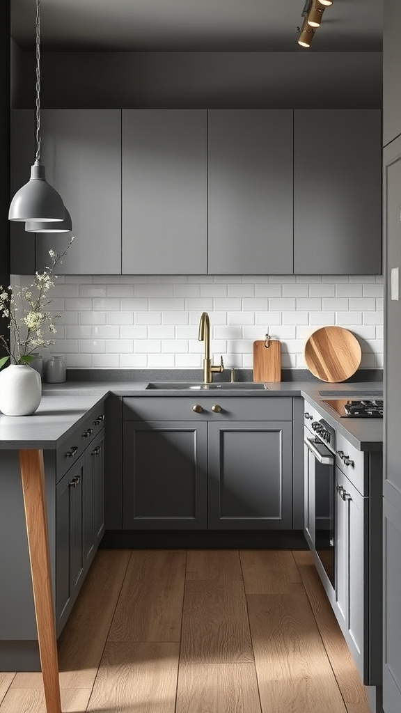 13. Scandinavian Grey Kitchen Inspiration
