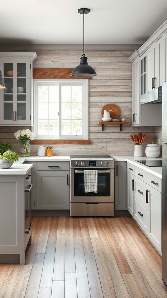 20. Soft Grey Farmhouse Charm
