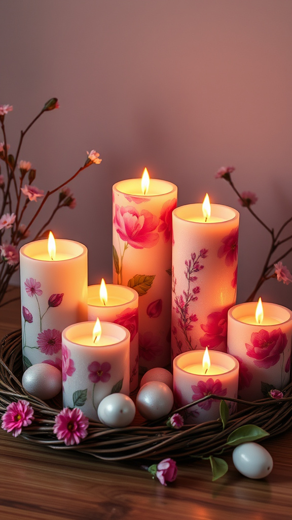 12. Divine Blossoms Candle Array