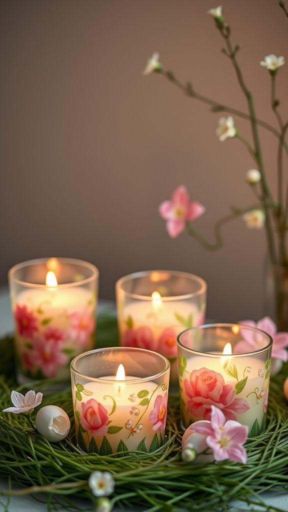 2. Blooming Springtime Votive Delights