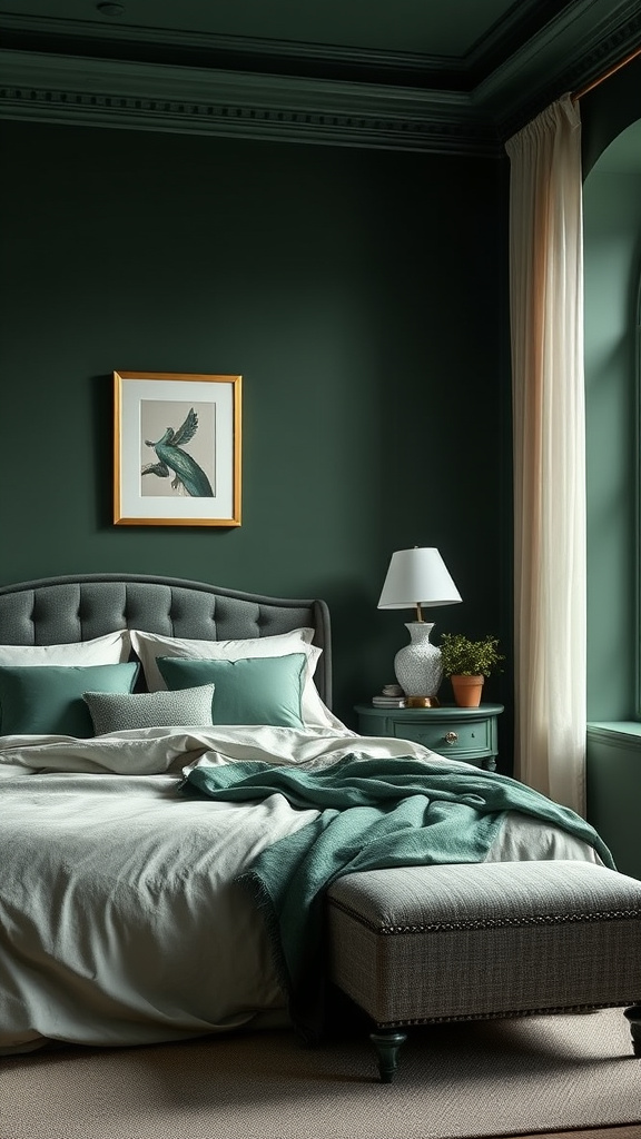 1. Embrace Elegance with Dark Green