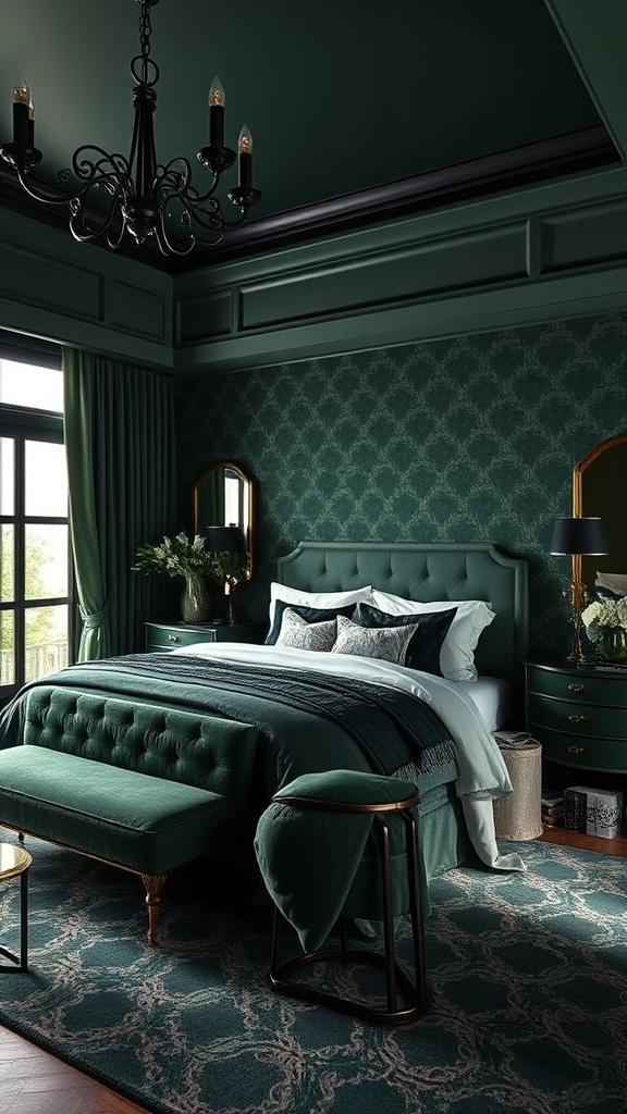 14. Decadent Dark Green Designs