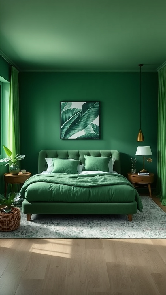 22. Enchanting Green Bedroom Styles