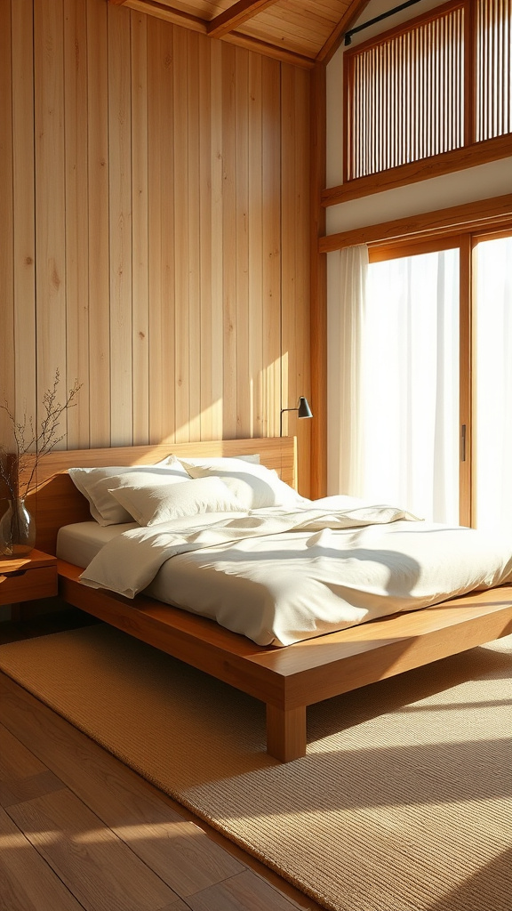 1. Zen-Inspired Platform Beds