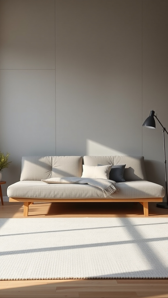 13. Futon-Style Minimalist Beds